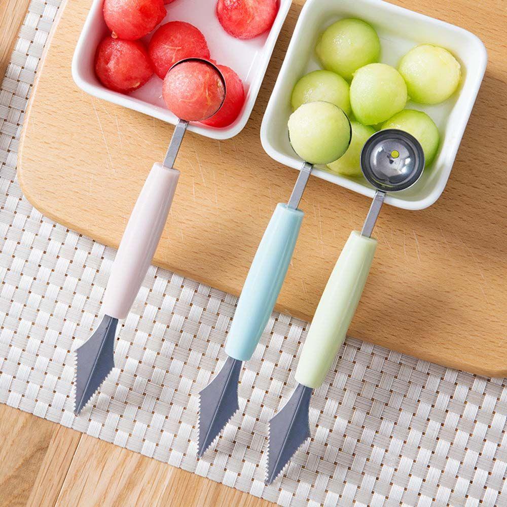 Muỗng Múc Thịt Viên 2 Trong 1 Bằng Thép Không Gỉ Tiện Dụng