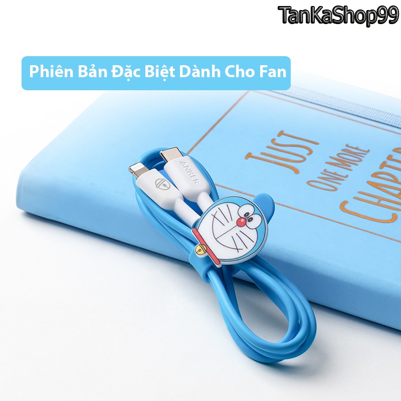 Combo Sạc Nhanh Anker x Doraemon 20W Dành Cho iphone, Chuẩn MFI A2633 + A8632