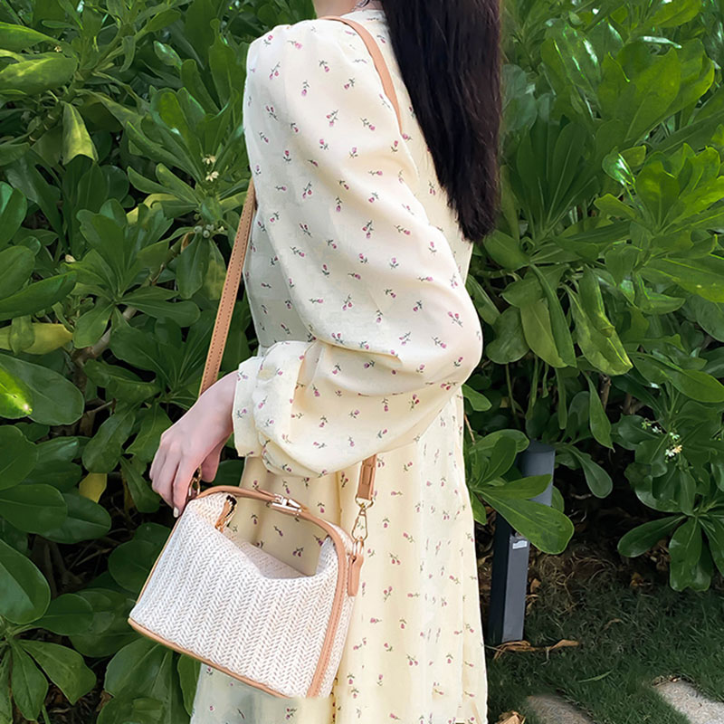 Túi xách nữ IELGY đan rơm thời trang Hàn Quốc