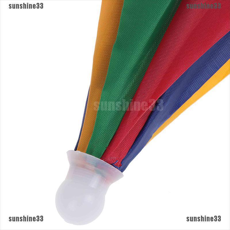 【COD•suns】1PC Foldable Fishing Umbrella Hat Cap Headwear Umbrella Anti-Sun Hat