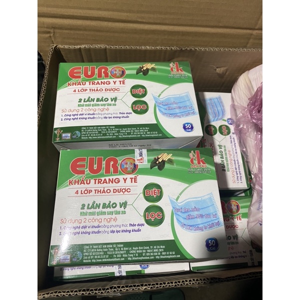 Khẩu Trang Y tế 4 lớp Giấy kháng khuẩn