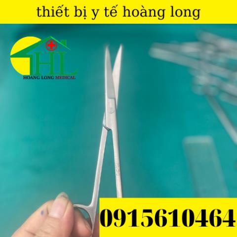 Kéo Y Tế Cong Nhọn 2 Đầu 18cm - Pakistan