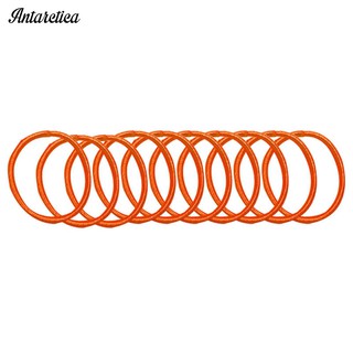 Set 10 Dây Cột Tóc Màu Trơn Cho Bé Gái