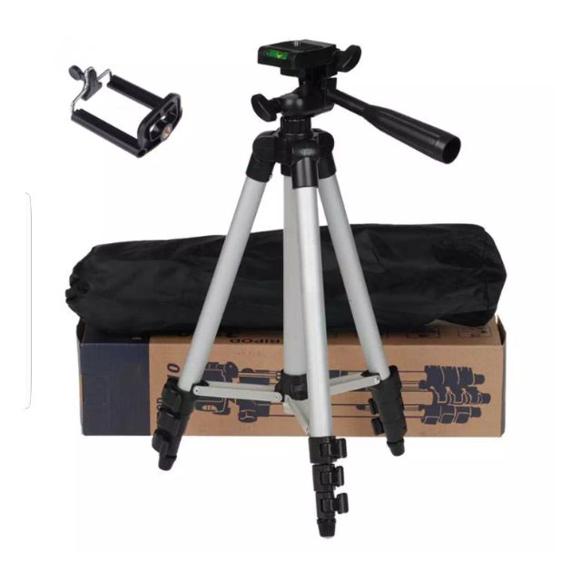 Bộ Tripod TF-3110A kèm 1 kẹp điện thoại và túi đựng