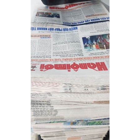 5 kg Giấy báo cũ dùng gói quà, chèn hàng - Hàng mới  sạch đẹp