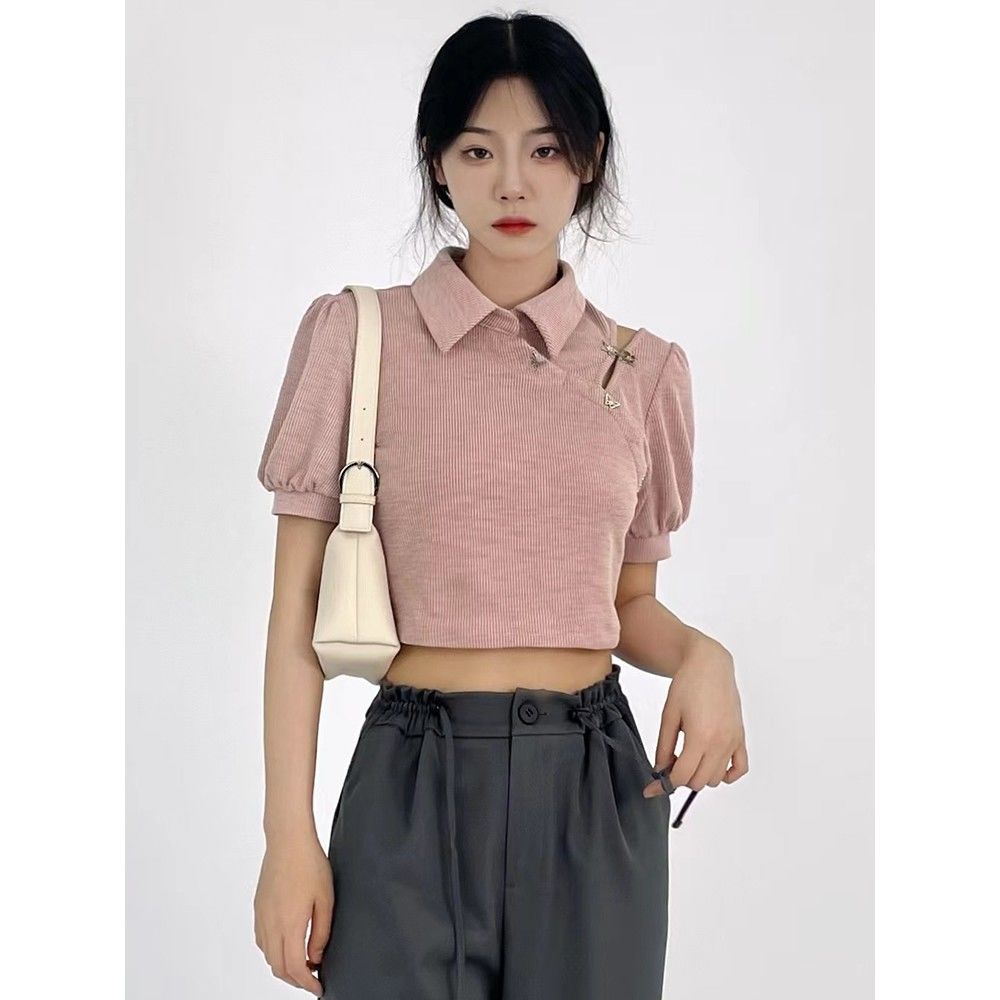 Áo Thun NgắN Tay Có Cổ ThờI Trang JL-TX-414