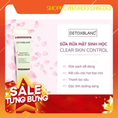 Sữa rửa mặt sinh học Detox BlanC Clear Skin Control (150ml) (detoxblanc.vietmycosmetic)