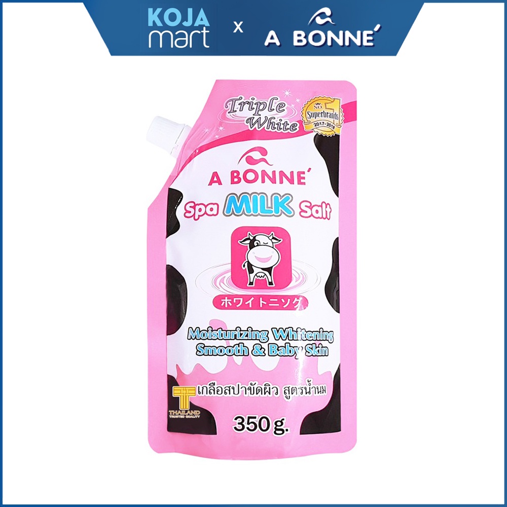 Muối Tắm Sữa Bò Muối Tắm Tẩy Tế Bào Chết A Bonne Spa Milk Salt Thái Lan 350gr