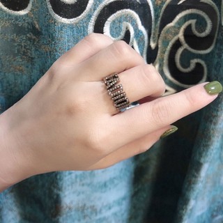 Nhẫn jadior đính đá sang chảnh