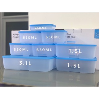Bộ hộp trữ đông tupperware frezzermate 8 hộp