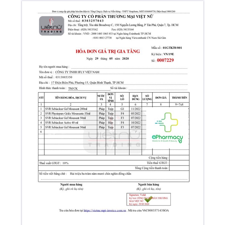 Sữa Rửa Mặt SVR SEBIACLEAR Gel Moussant