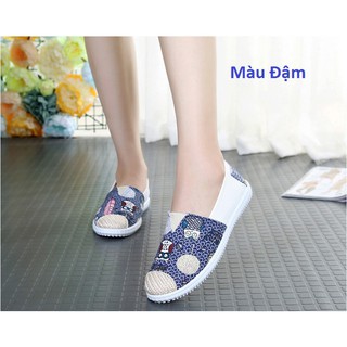 GIÀY LƯỜI SLIP ON VINTAGE ĐƠN GIẢN