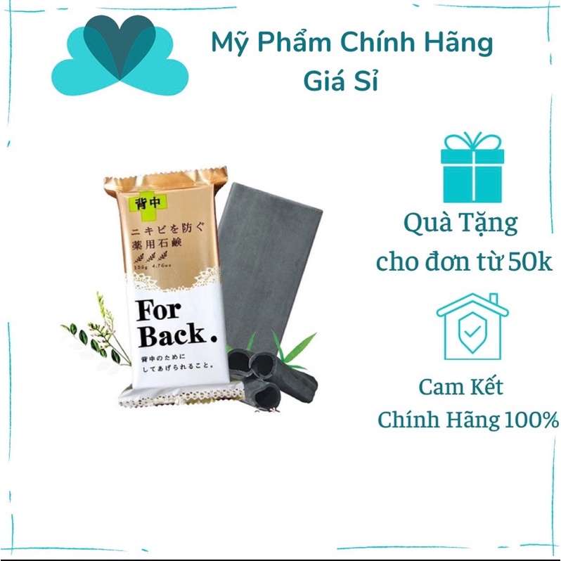 Xà phòng giảm mụn lưng For Back Medicated Soap Pelican 135g