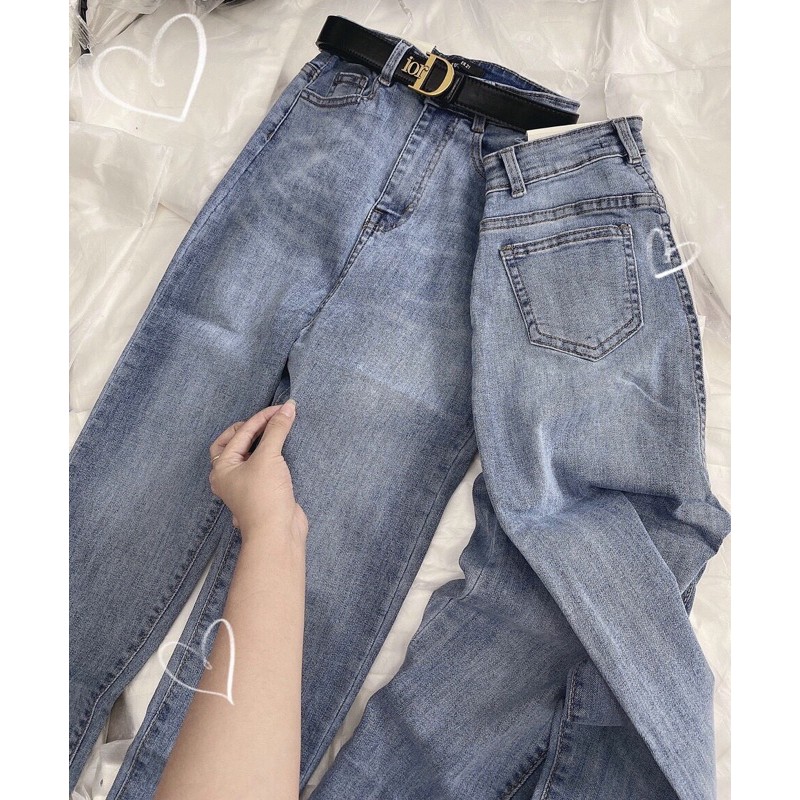 Quần jean dài mã nhạt