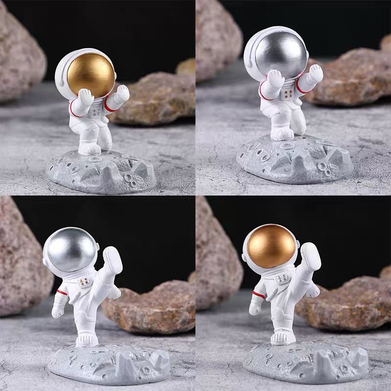 Giá đỡ điện thoại để bàn phong cách phi hành gia sáng tạo - độc đáo - đáng yêu.