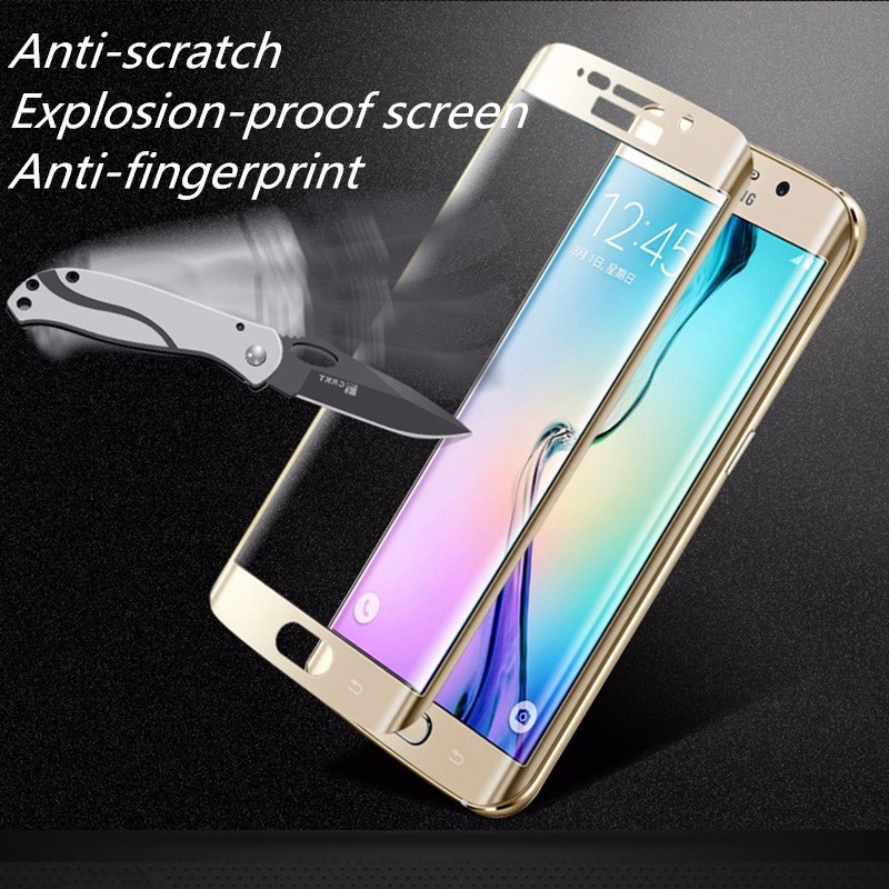 Kính cường lực mặt cong 3D bảo vệ màn hình cho Samsung S6edge/S7edge/S7/S6 Edge Plus