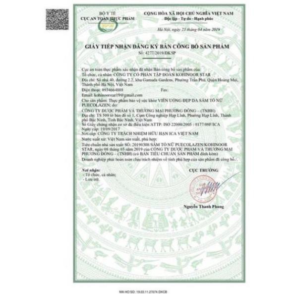 (hộp 3 lọ) Sâm tố nữ Tem điện tử hàng chuẩn công ty [CHUẨN AUTHENTIC] | Thế Giới Skin Care