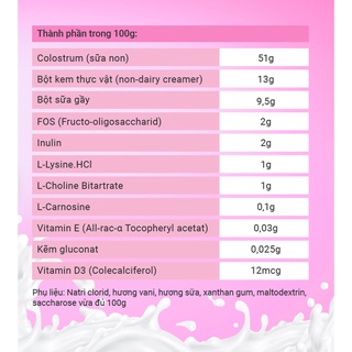 [CHÍNH HÃNG MẪU MỚI] Sữa non COLOMI dành cho trẻ em (200g)