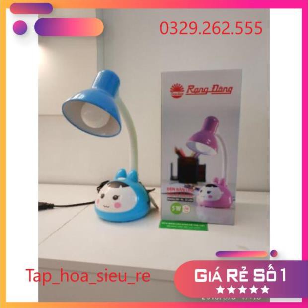 (Rẻ Vô địch) ĐÈN HỌC RẠNG ĐÔNG CHỐNG CẬN RL-27  BÓNG led vàng 5W bảo vệ thị lực