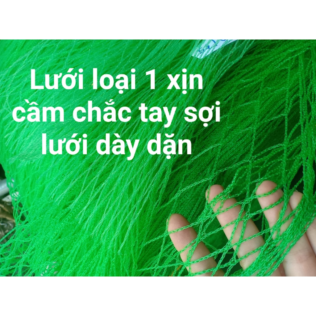 50 mét Lưới xịn lưới làm hàng rào giàn leo cho cây quây gà vịt ô 3cm khổ cao 2 mét