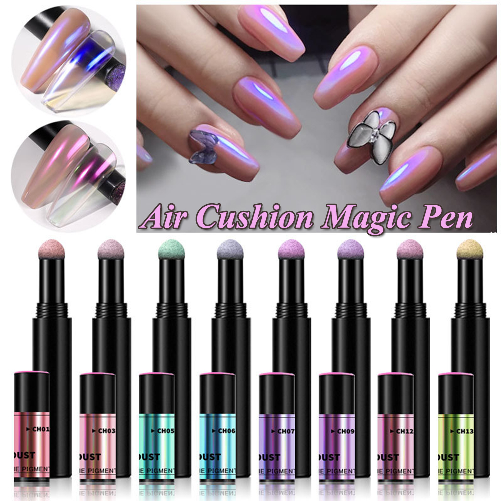 Bút Trang Trí Móng Tay Air Cushion Hiệu Ứng Gương Lấp Lánh Ấn Tượng