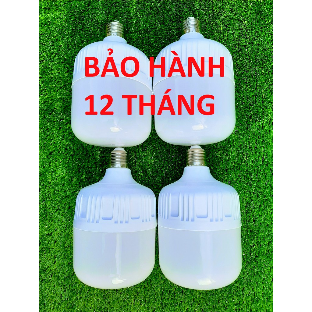 Combo 4 Đèn Led Buld Trụ 30W Loại To Ánh Sáng Trắng Siêu Tiết Kiệm Điện