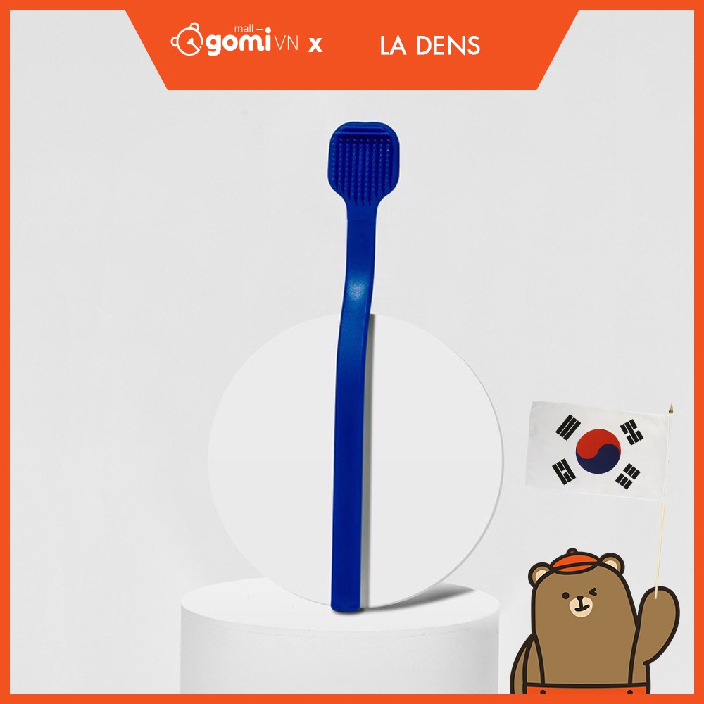 Bàn Chải Vệ Sinh Lưỡi Màu Xanh La Dens Better Tongue Cleaner Blue Gomi Mall