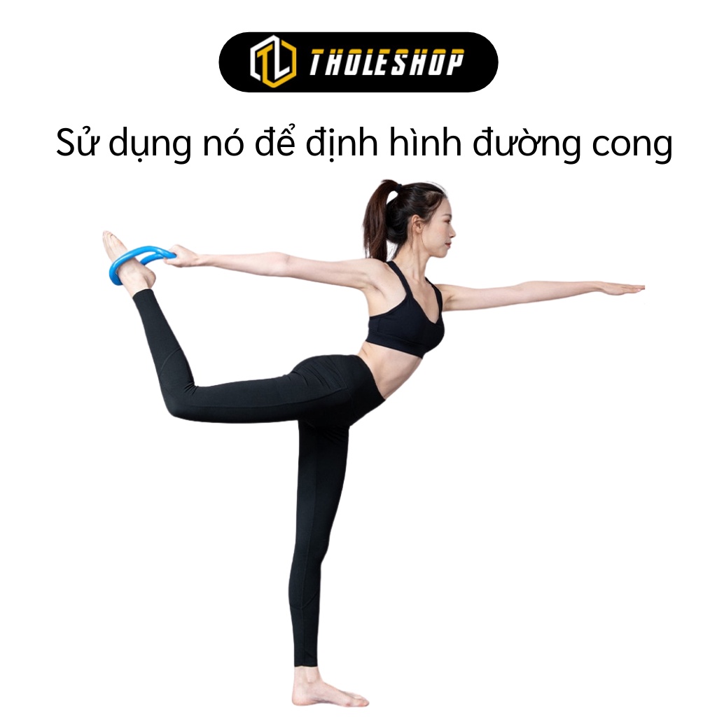 Vòng Tập Yoga - Dụng Cụ Hỗ Trợ Tập Yoga Myring Pilates, Massage, Giãn Lưng, Vai 8298