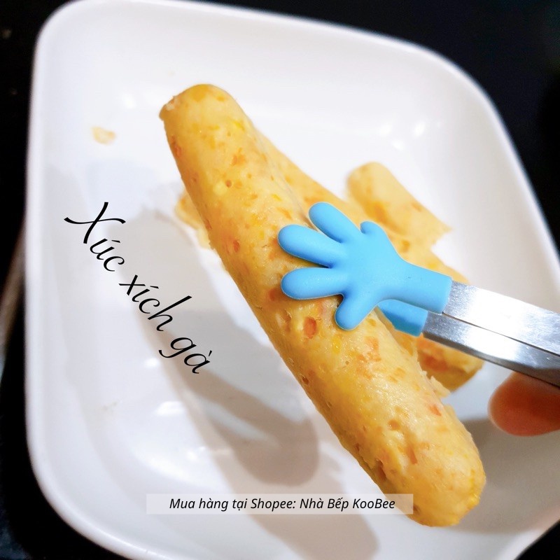Kẹp gắp thức ăn đồ nóng Silicon chịu nhiệt KOOBEE - Kẹp gắp đá đồ nướng salad đồ ăn dặm cho bé