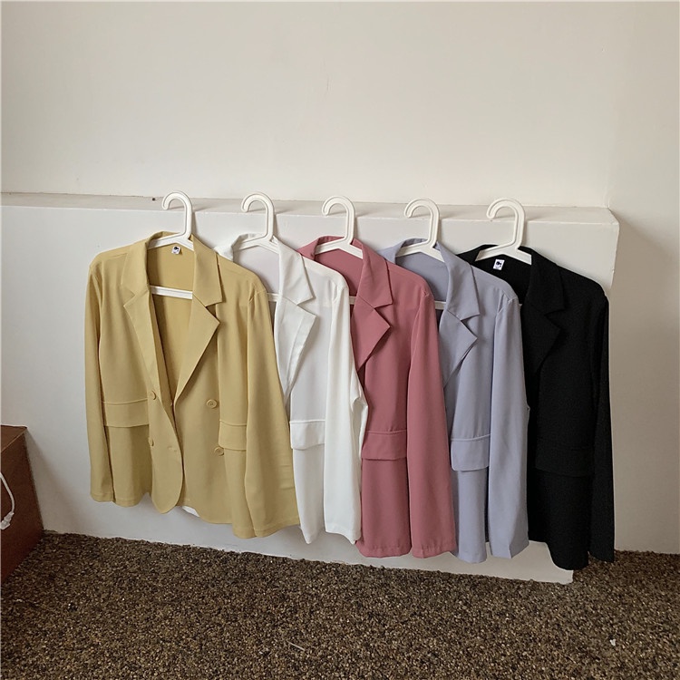 SUPER SALE 255k còn 99k  Áo Blazer dài tay mỏng