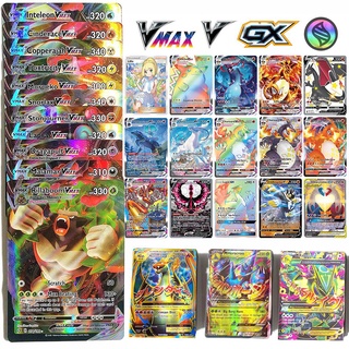 Bộ thẻ bài pokemon phiên bản tiếng Anh Vmax GX Mega