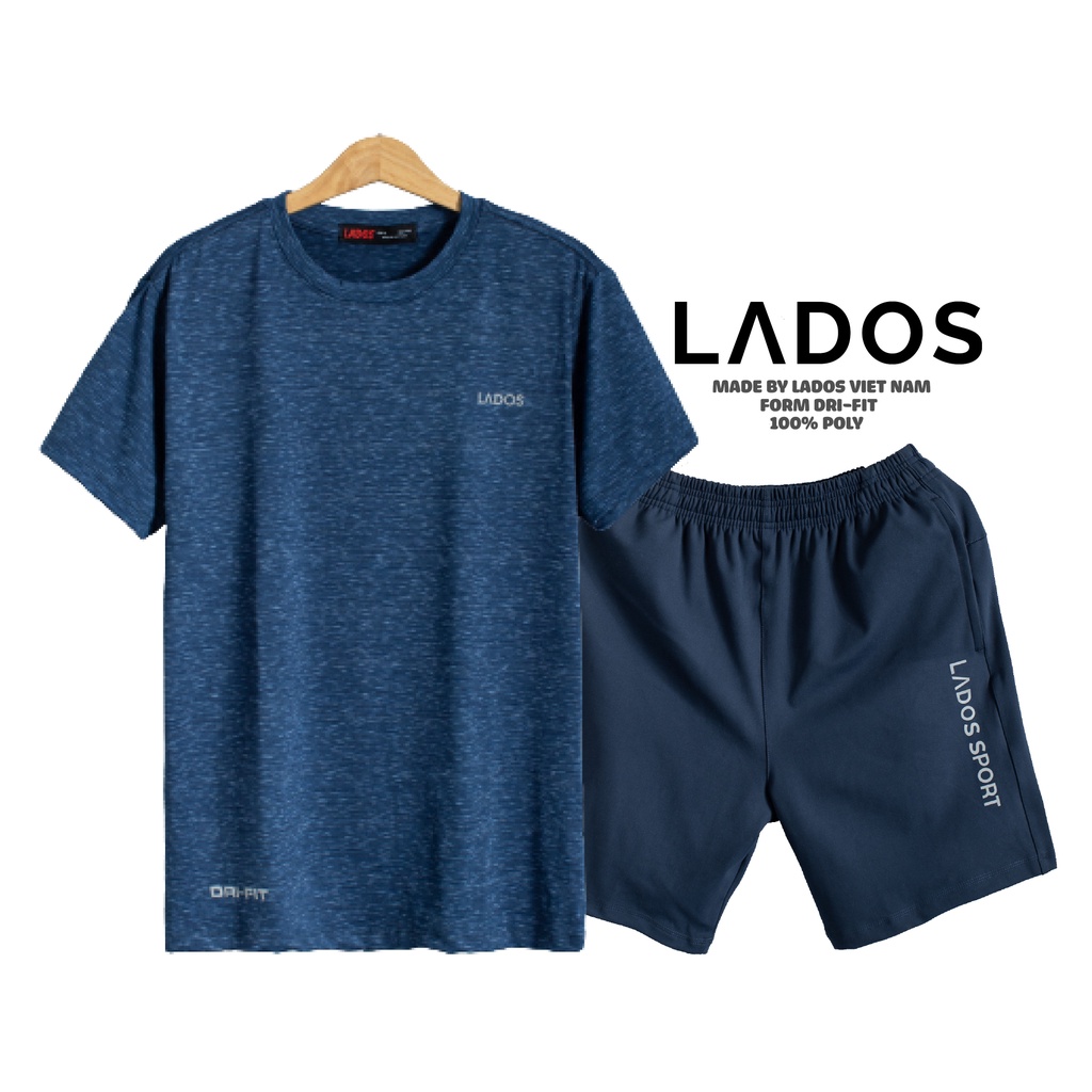 Đồ bộ thể thao nam đẹp cao cấp LADOS - 7001, vải thun lạnh, mặc nhà, chạy bộ, tập gym