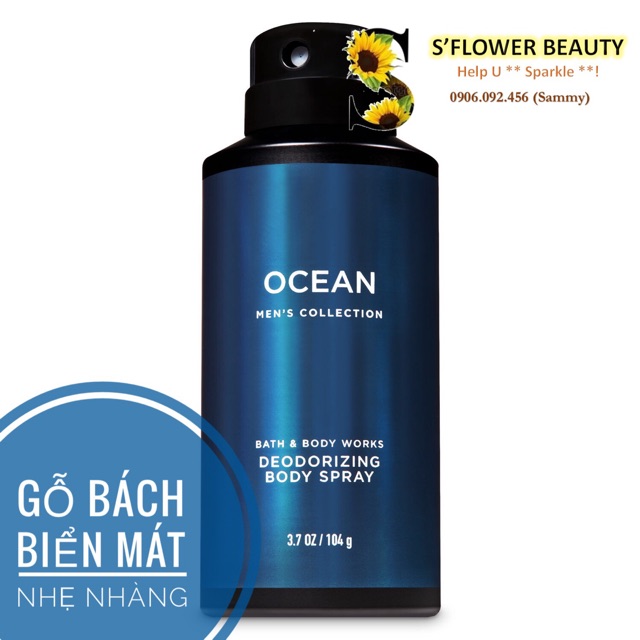 [Auth - BST For Men] Xịt Thơm Toàn Thân Cho Nam Bath & Body Works Body Spray | BigBuy360 - bigbuy360.vn