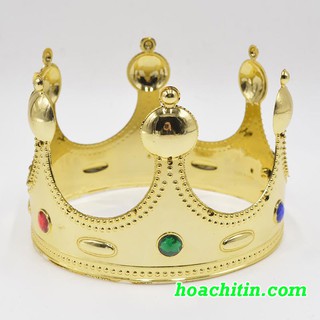 Vương miện Nhà Vua King Crown Vàng cosplay