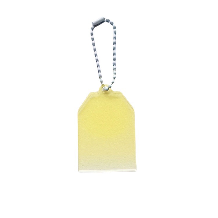 Lá bùa may mắn/Chìa khóa Acrylic/diy Gradient móc khoá acrylic