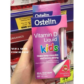 Vitamin D3 Ostelin xách tay Úc 20ml