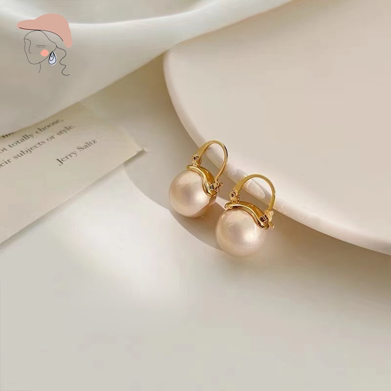 Bông Tai Mạ Bạc 925 Kiểu Dáng Đơn Giản Thời Trang Dành Cho Nữ