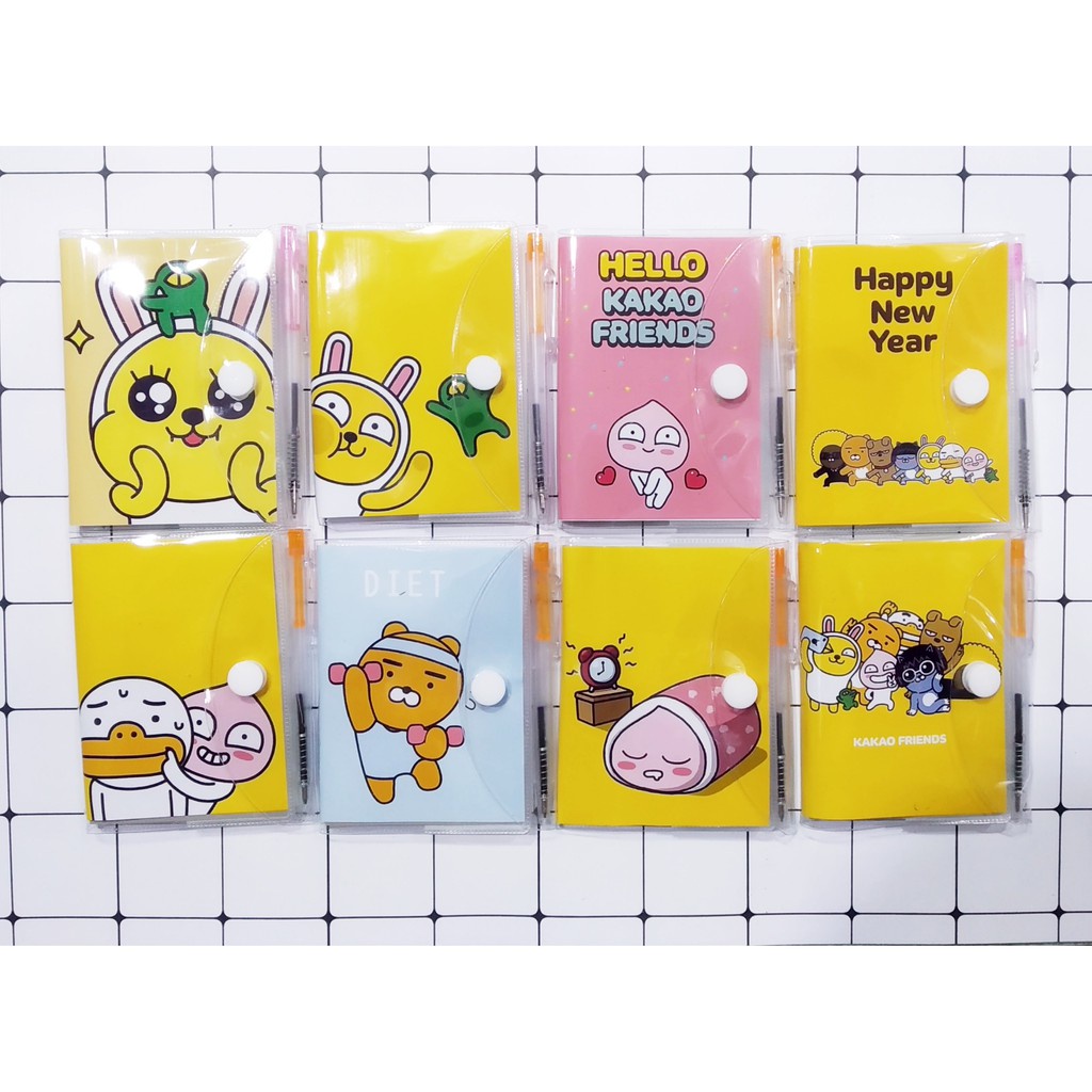 sổ kèm bút bé đào gấu ryan tập kèm viết hoạt hình dễ thương