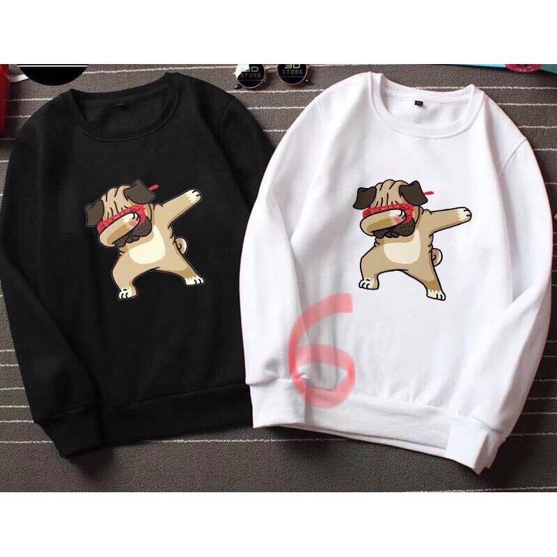 ÁO NỈ CỔ TRÒN IN HÌNH NGỘ NGHĨNH NHIỀU MẪU | BigBuy360 - bigbuy360.vn