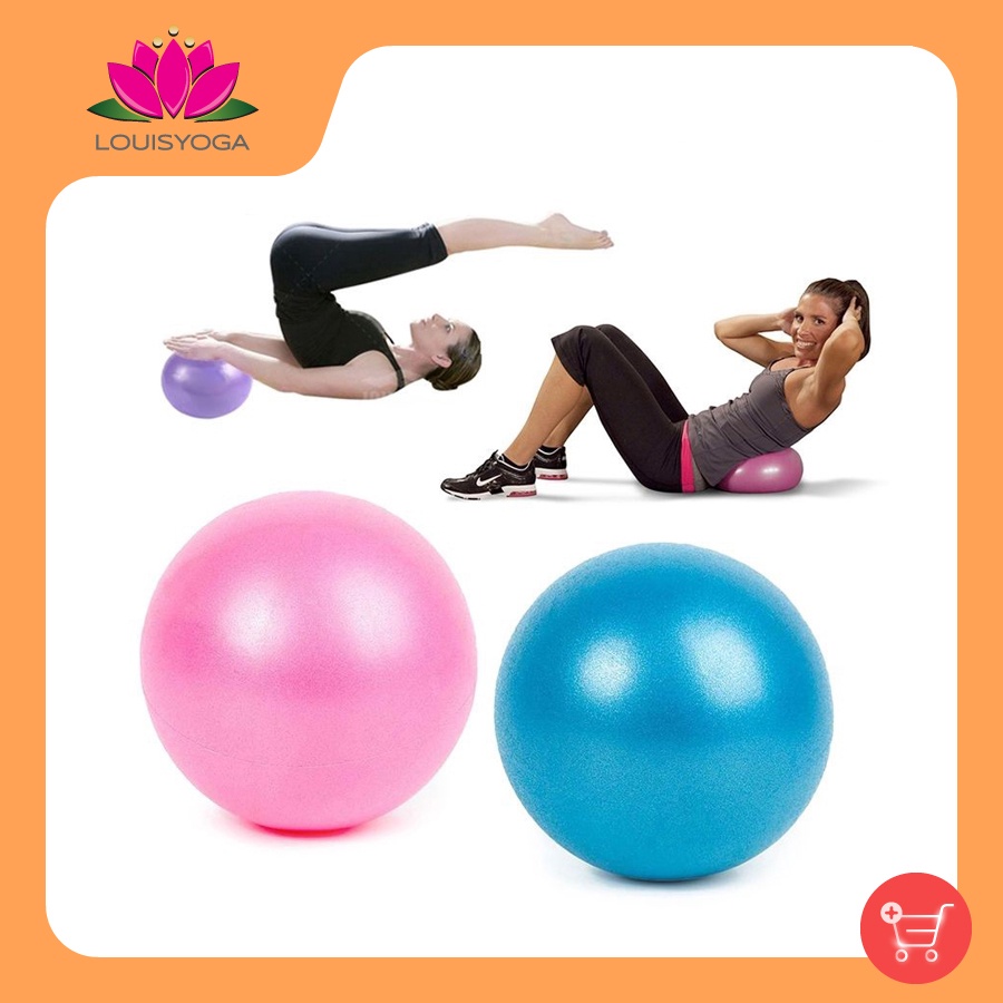 Bóng tập yoga trơn loại nhỏ 25cm 8 màu sắc