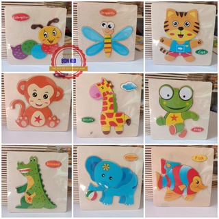[GHÉP HÌNH] combo 10 tranh ghép 3D gỗ