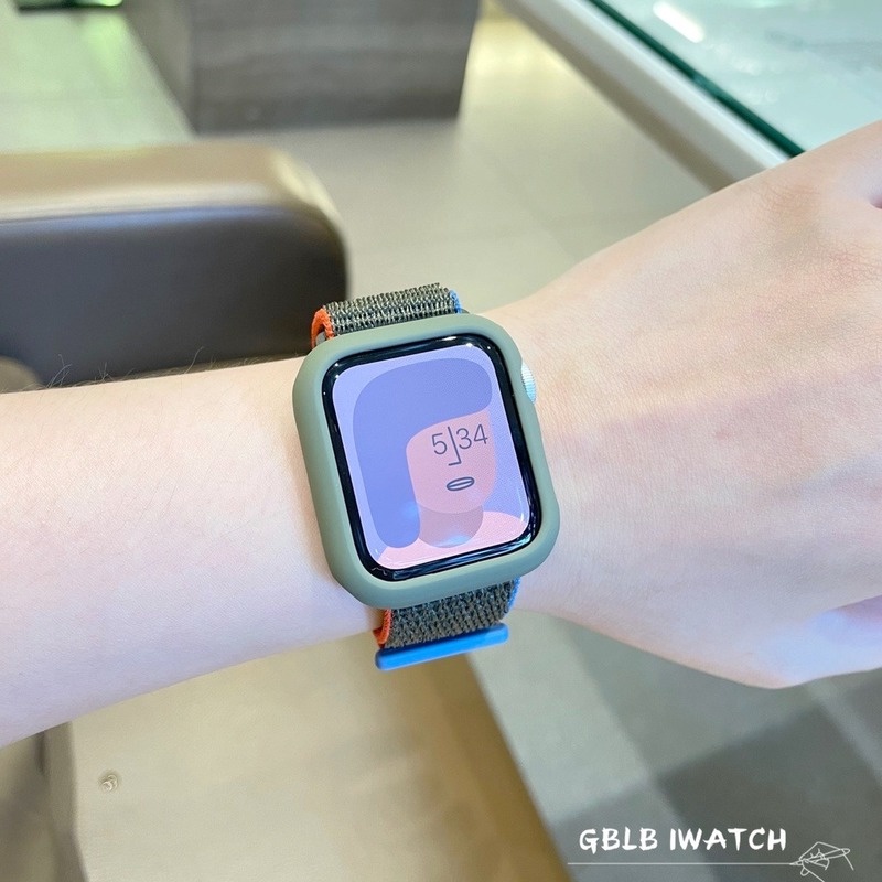 Bộ Dây Đeo + Vỏ Bọc Bằng Nylon Cho Đồng Hồ Thông Minh Apple watch 49 45 41 44 40 42 38 MM Series 8 ultra 7 6 se 5 4 3