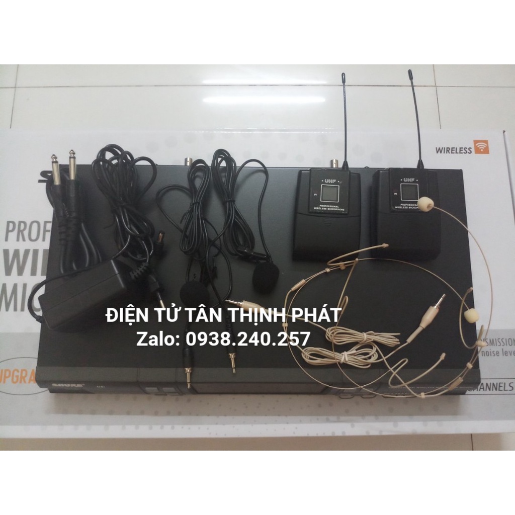 Micro cài áo, đeo tai, choàng đầu shure G8i với khả năng bắt âm chính xác,trung thực