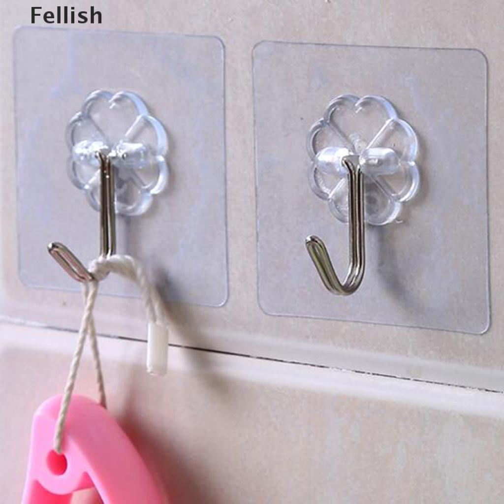 1 Móc Treo Đồ Gắn Tường Trong Suốt Có Giác Hút Chắc Chắn Cho Nhà Tắm / Nhà Bếp 436vn