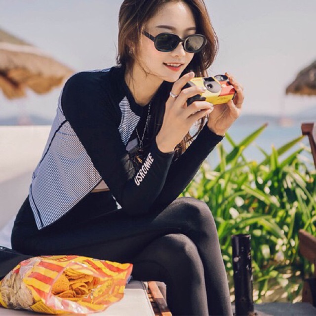 Đồ bơi tay dài khoá kéo quần dài mẫu mới(kèm hình thật) | BigBuy360 - bigbuy360.vn