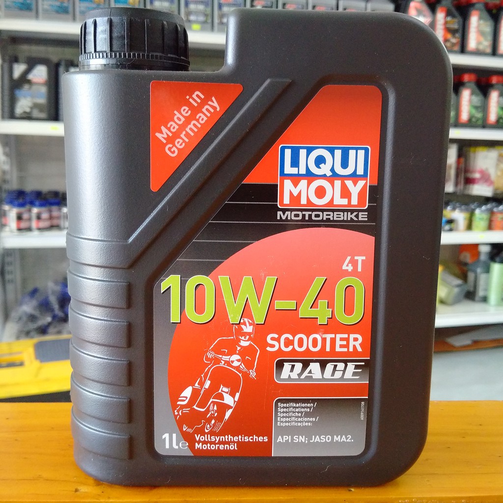 Nhớt Liqui Moly Scooter Race 10W40 dành cho xe ga