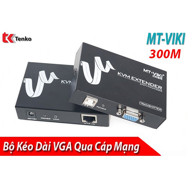 Bộ nối dài cáp VGA - Audio Extender MT-300T - 300m