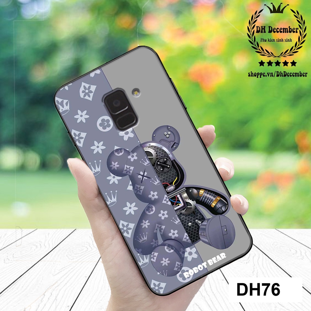 Ốp lưng samsung   A6/ A6+(A6 PLUS)/ A8/ A8+(A8 PLUS)  in hình 3D GẤU BEER RICK-GẤU ROBOT BEER-ĐẸP