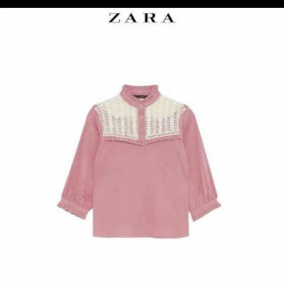 Áo sơ mi hồng zara