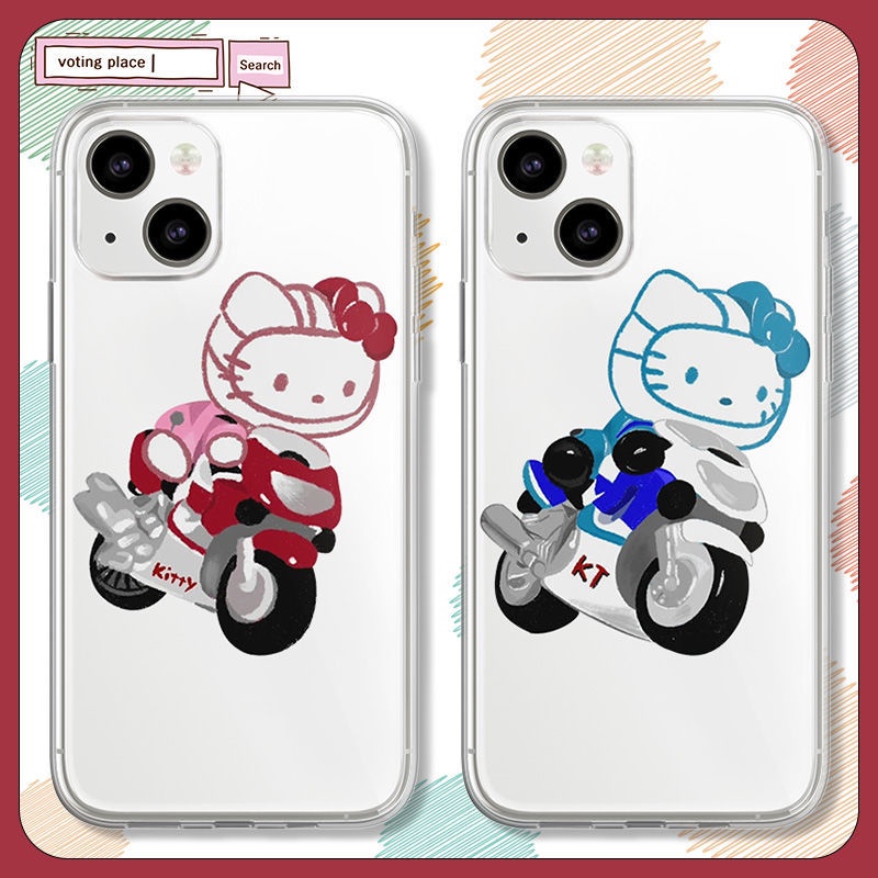 Ốp Điện Thoại Tpu Mềm Chống Sốc In Hình HELLO KITTY Cho iPhone 14 11 12 13 pro max XS X XR XSMax 7 8 6 6s plus SE 2020